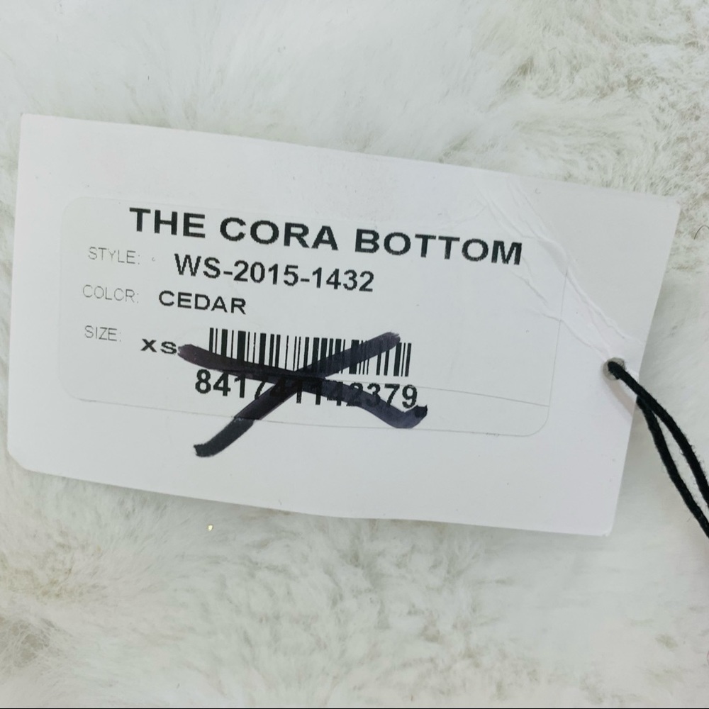 SOLID & STRIPED The Cora High Waist Bikini Bottom Brown Coral Swimsuit X… - Picture 9 of 11